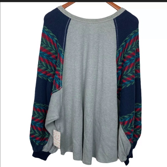 Free People Southwestern Sea Combo Top Bohemian - Picture 3 of 13